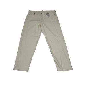 OUTERKNOWN Mens Fillmore Boyfriend Jeans Cream Size 32 Button Fly